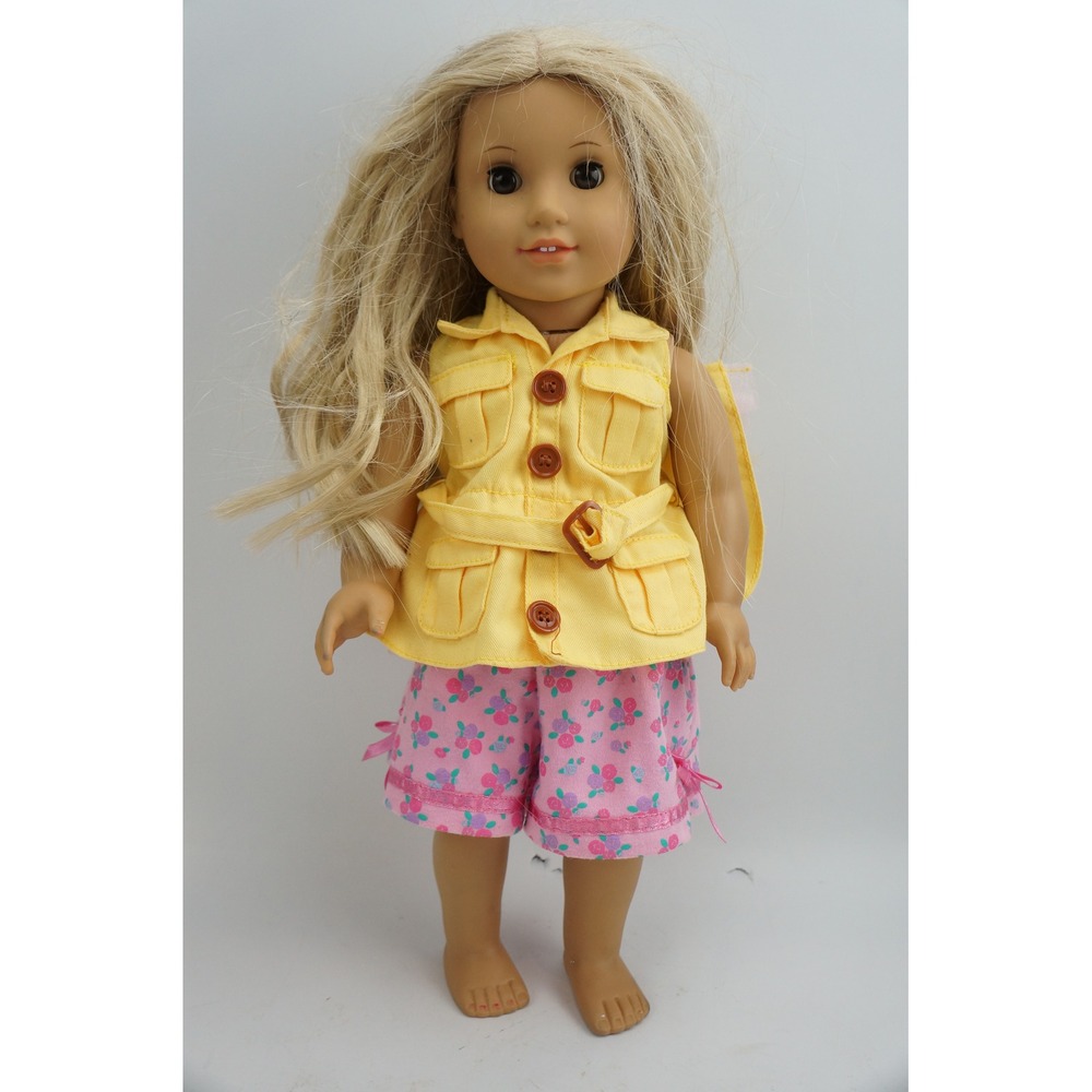 American Girl Julie Albright Doll 18 Inch Blonde Hair Brown Eyes GC